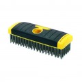 Image for Allway 6 x19 SG Carbon Steel Wire Brush-Scrub Brush Block, labelled
