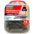 Image for Plasplugs Plasterboard Fixings Qty 10 CF104