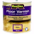 Image for Rustins Quick Dry Floor Varnish Gloss Clear 1L