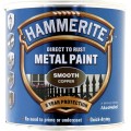 Image for Hammerite Direct To Rust Metal Paint Smooth Copper 250ml