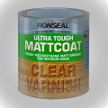 Image for Ronseal Ultra Tough Mattcoat Clear Varnish 250ml
