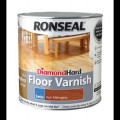 Image for Ronseal Diamond Hard Floor Varnish Satin Rich Mahogany 2.5L