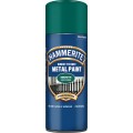 Image for Hammerite Direct To Rust Metal Paint Aerosol Smooth Dark Green 400ml
