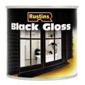 Image for Rustins Quick Dry Black Gloss 250ml