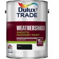 Image for Dulux Trade Weathershield Smooth Masonry Paint Black 5L