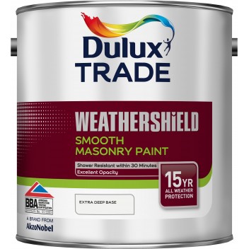 Image for Dulux Trade Weathershield Smooth Masonry Paint Tinted Colours 2.5L