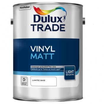 Image for Dulux Trade Vinyl Matt White 2.5L