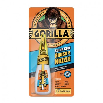 Image for Gorilla Superglue With Brush And Nozzle 12G