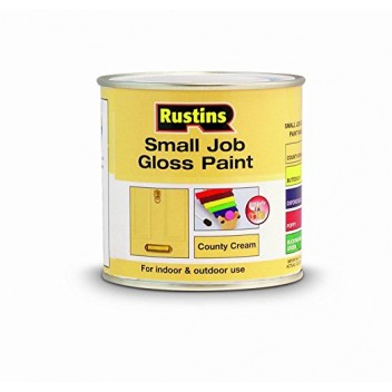 Image for Rustins Quick Dry Small Job Gloss County Cream 250ml