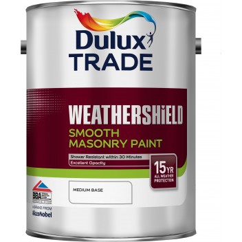 Image for Dulux Trade Weathershield Smooth Masonry Paint Tinted Colours 5L