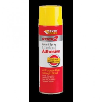 Image for Everbuild Stick 2 Instant Spray Contact Adhesive 500ml
