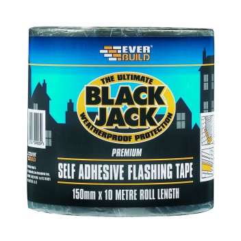 Image for Everbuild Black Jack Self Adhesive Flashing Tape 100mm x 10m