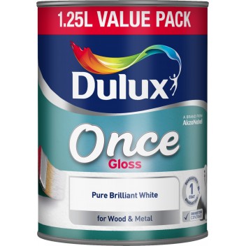 Image for Dulux Retail Once Gloss Pbw 1.25L