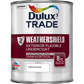 Image for Dulux Trade Weathershield Exterior Flexible Undercoat Tinted Colours 1L
