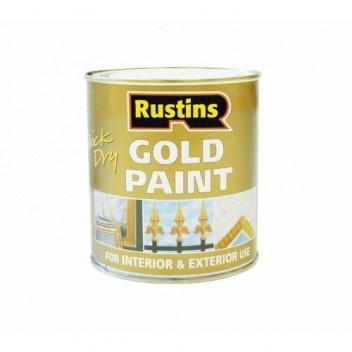 Image for Rustins Quick Dry Gold Paint 125ml