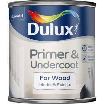 Image for Dulux Retail Primer & Undercoat For Wood 250Ml