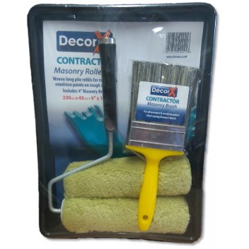 Image for Decor X Contractor Masonry Roller Set 9"
