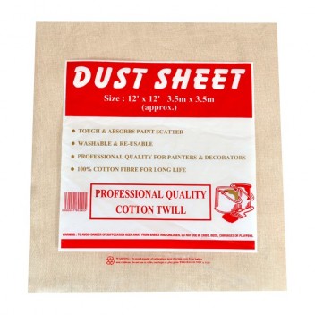 Image for Dustsheet Plastic Coated 12X9
