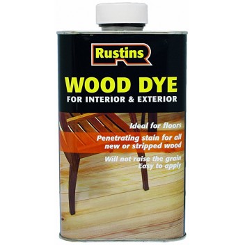 Image for Rustins Wood Dye Dark Teak 250ml