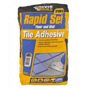Image for Everbuild Rapid Set Floor & Wall Tile Adhesive 20kg