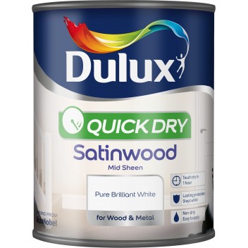 Image for Dulux Retail Quick Dry S/Wood Pbw 750Ml